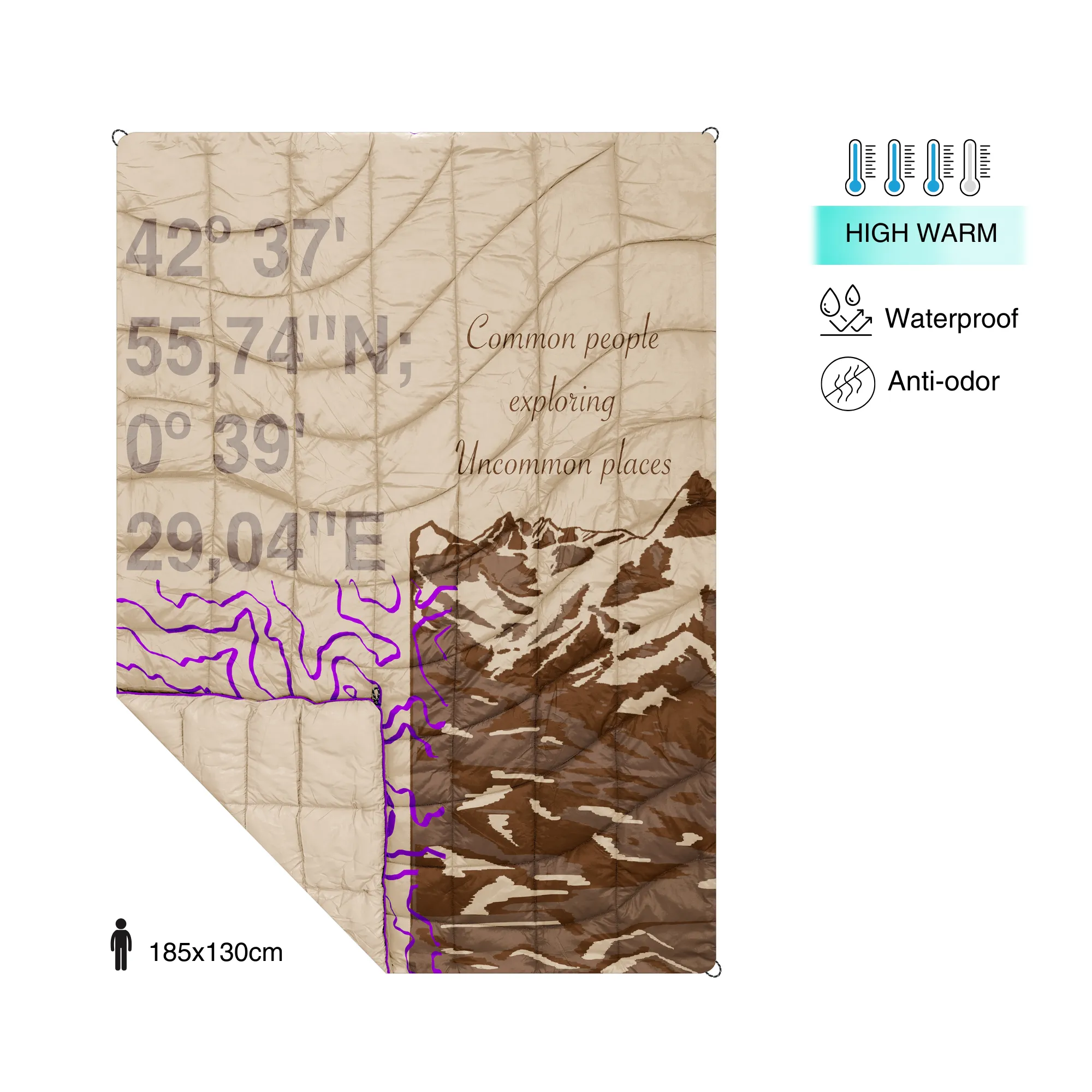 Individual Quilt Les Pyrenees