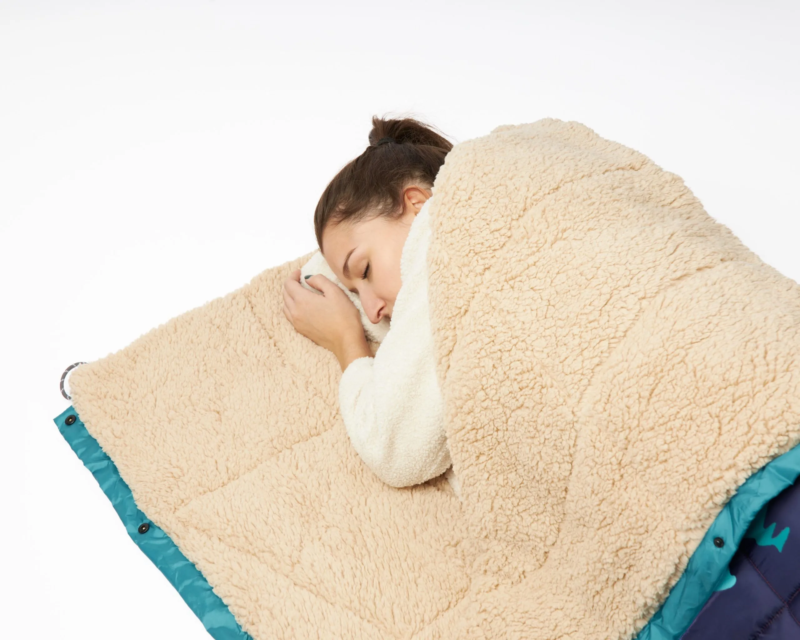 Double Sherpa Quilt XL Van Life - Image 6