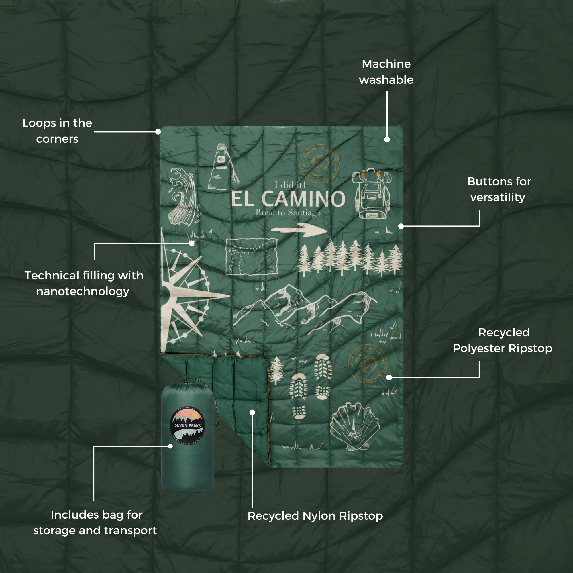 Individual Quilt El Camino - Image 2