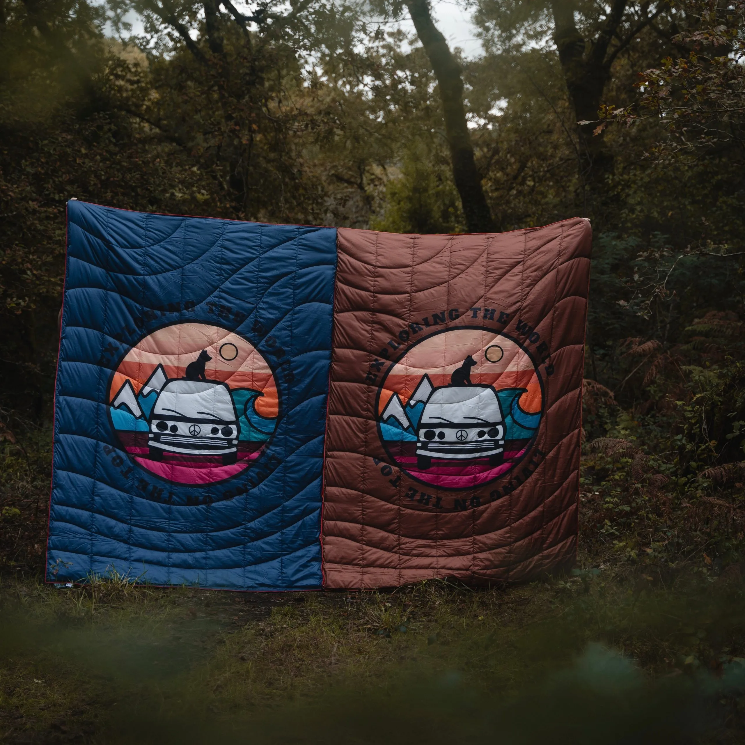 Individual Quilt Van Life Brown - Image 8