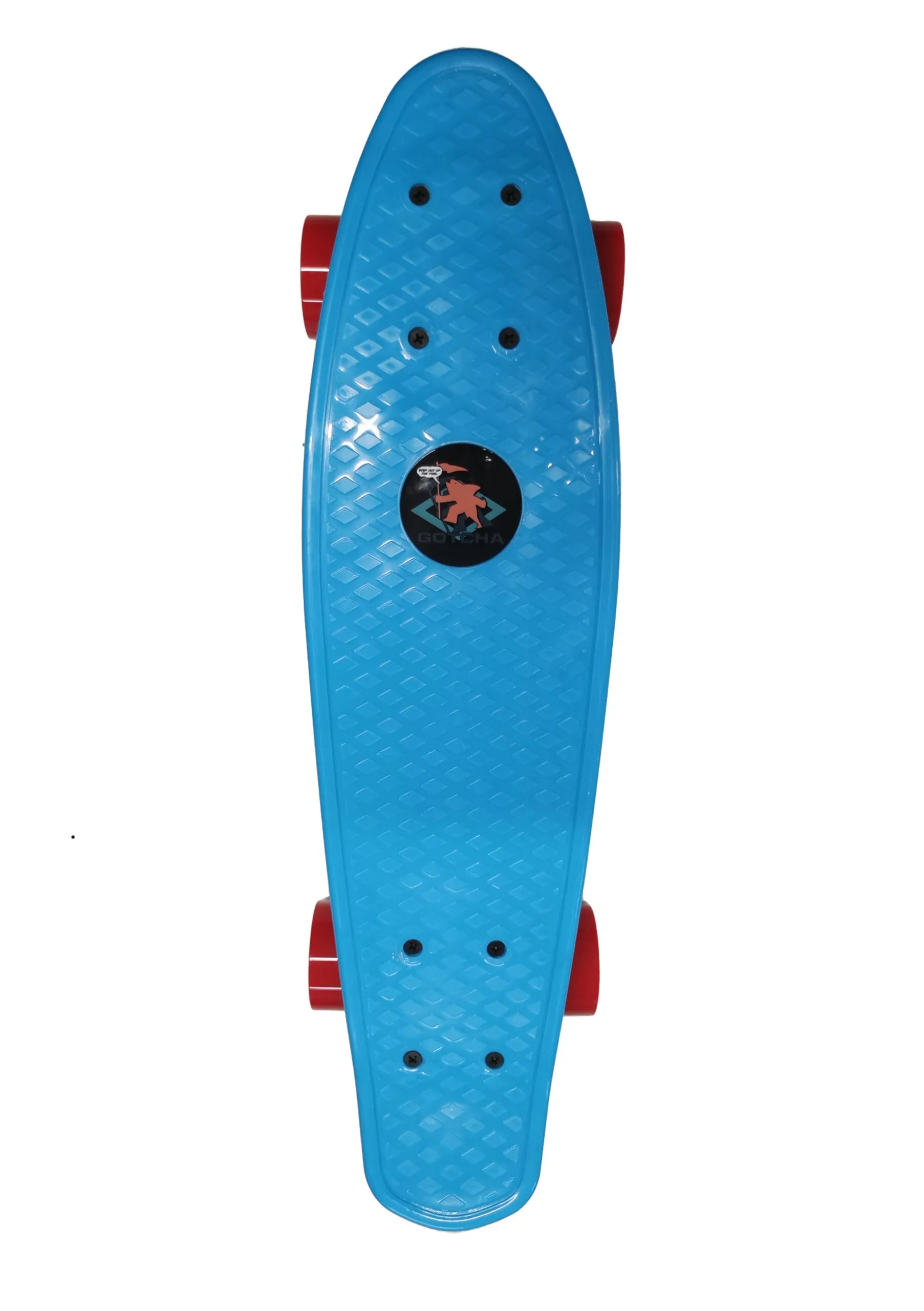 Gotcha Icon Complete Cruiser Skateboard, Blue