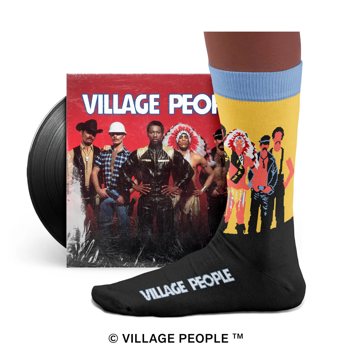 Village People Macho Man Socks - Image 2