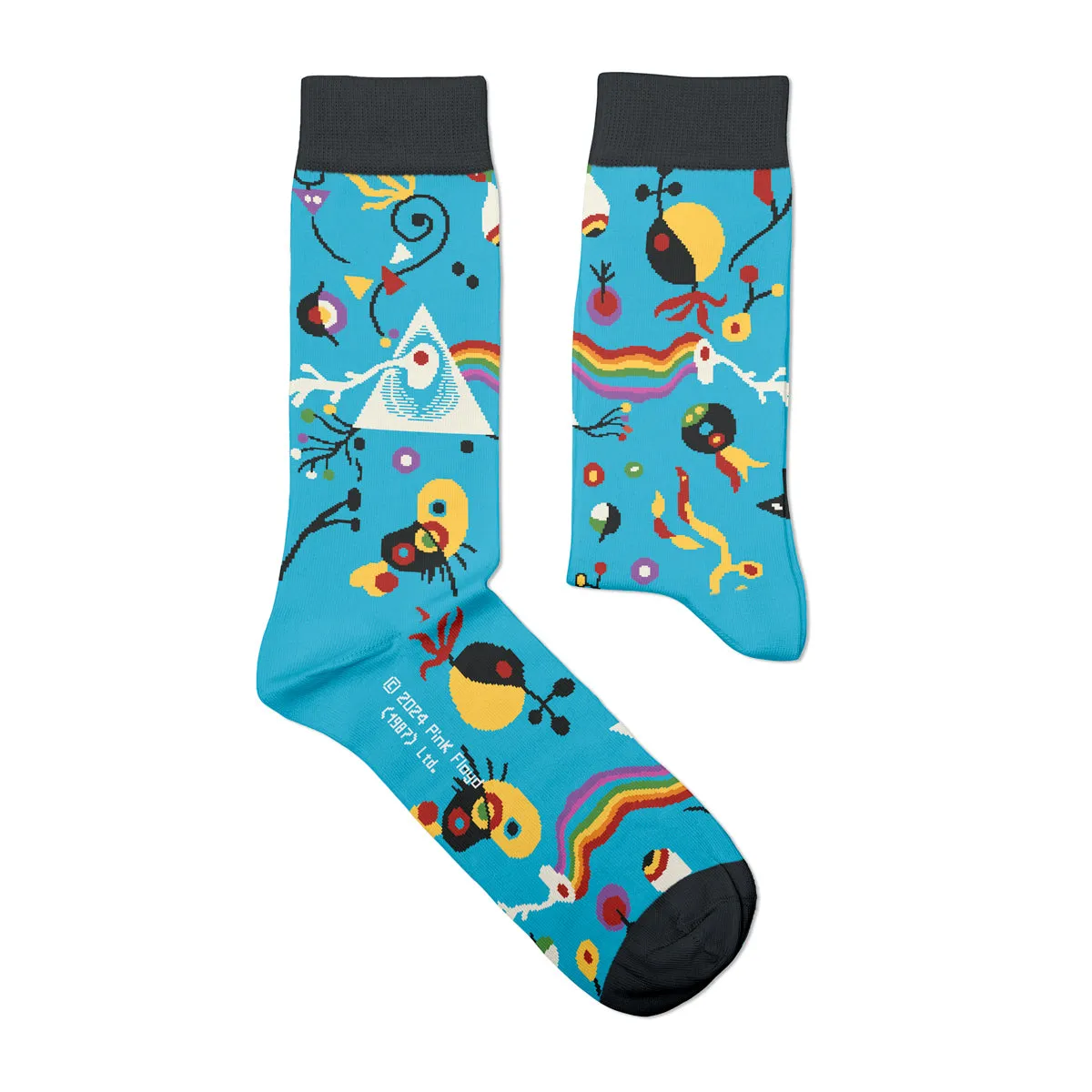 Pink Floyd The Dark Side of the Moon Blue Socks - Image 3