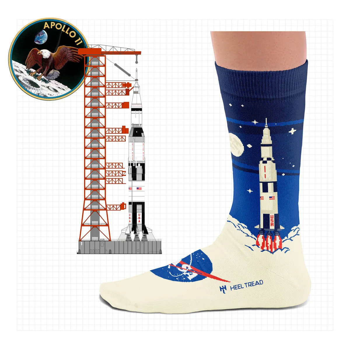 Saturn V Socks - Image 2