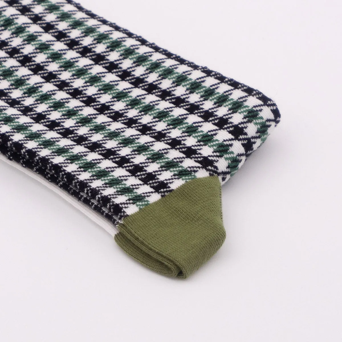 Pepita Black-Green Socks - Image 4