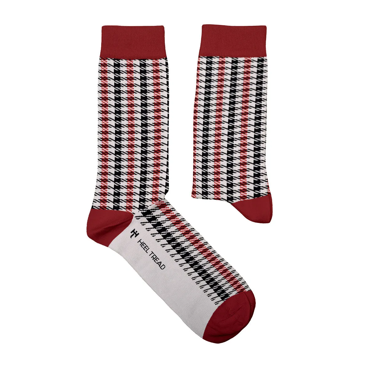 Pepita Black-Red Socks - Image 3