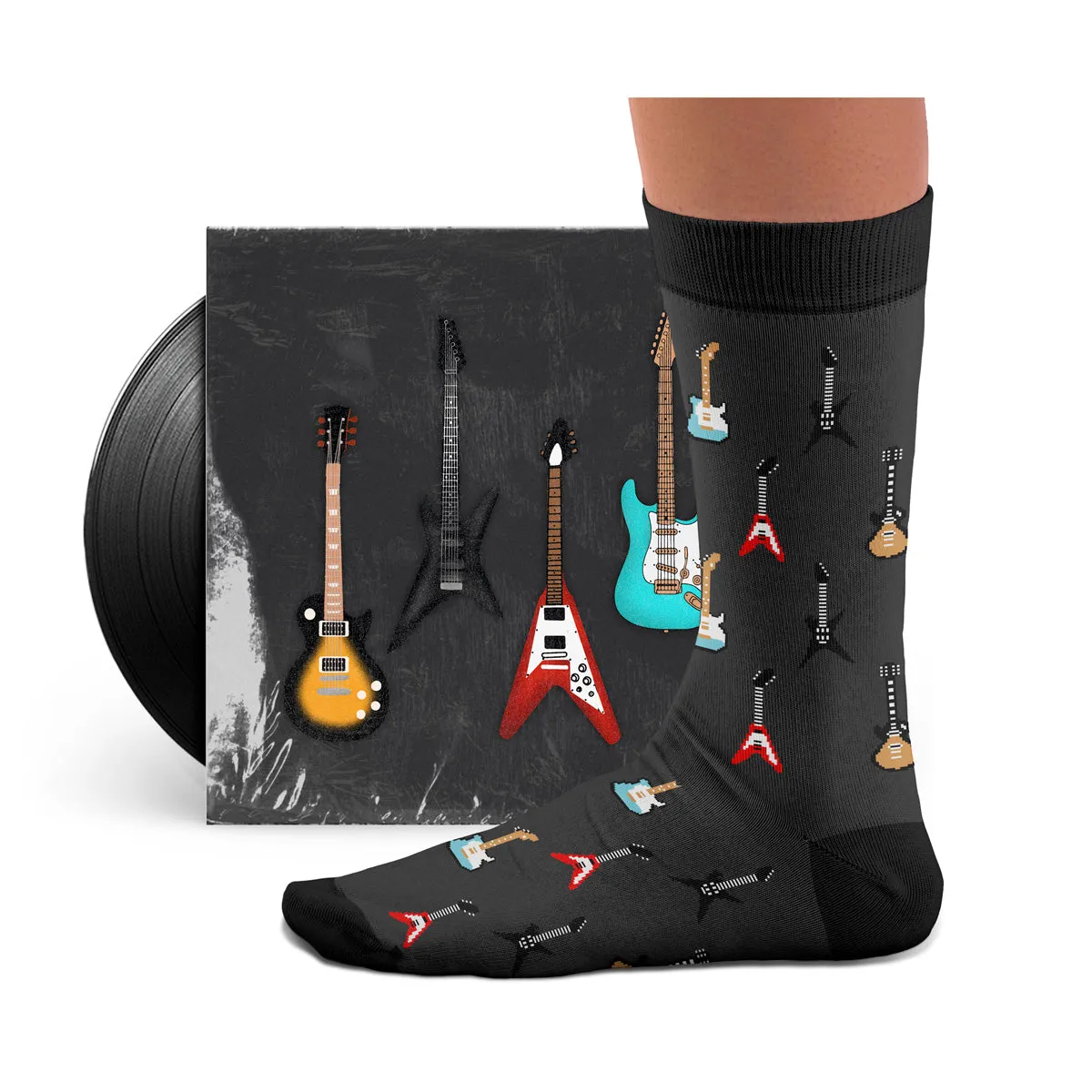 Six-String Grey Socks - Image 2