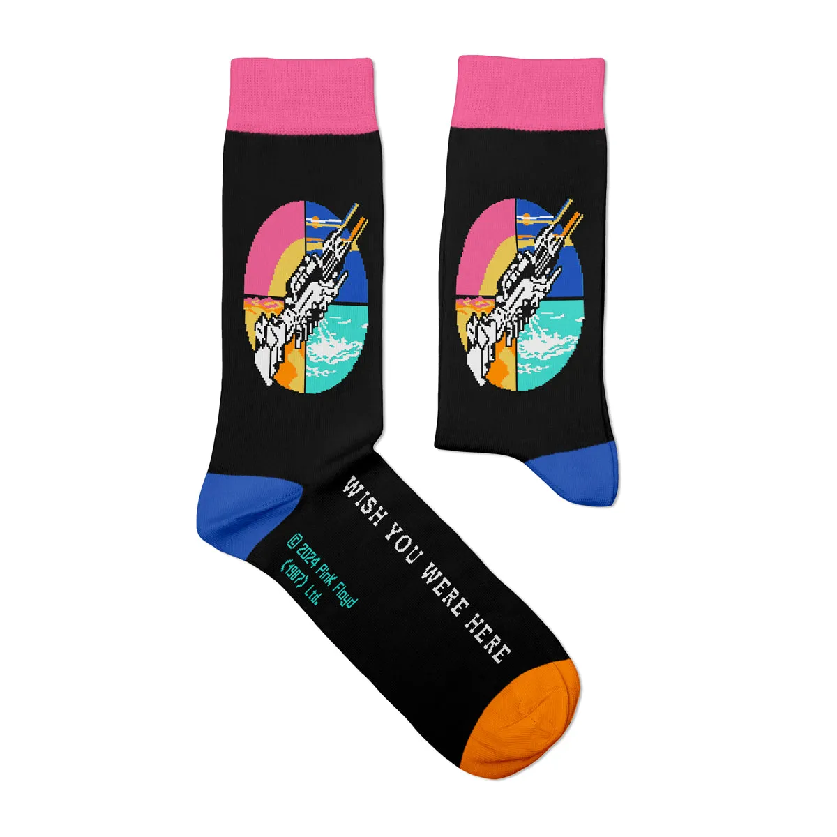 Pink Floyd Wish You Were Here Socks - Image 3
